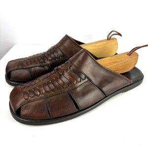 Tommy Bahama Made in Italy Leather Fisherman Sandals Size 11